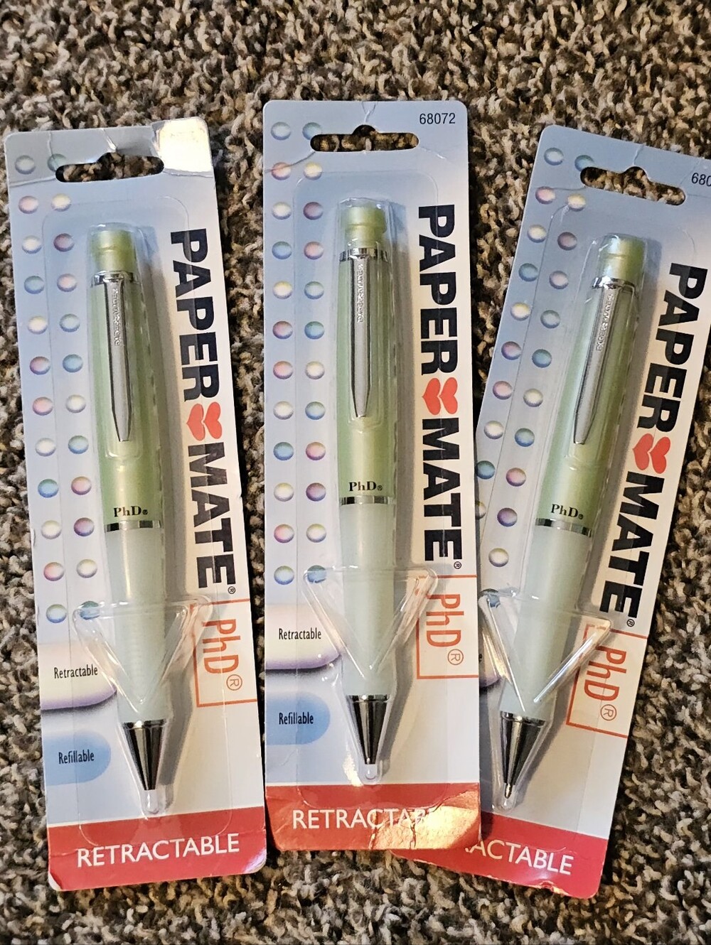 3 2002 Vintage PaperMate PhD Multi Ball Point Pens